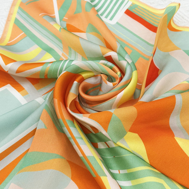 Šal od svile Mulberry Snow — jesen, izdanje proljeće 2025, prilagodljiv