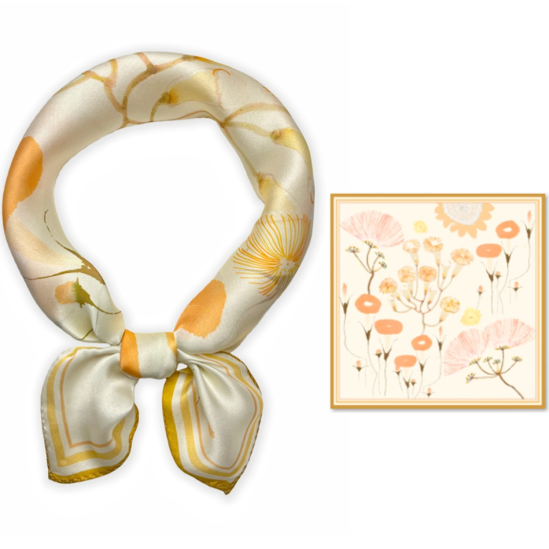 Šal od svile Mulberry Snow — jesen, izdanje proljeće 2025, prilagodljiv