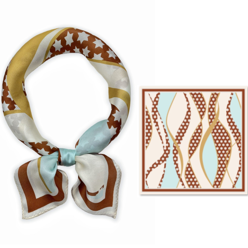 Šal od svile Mulberry Snow — jesen, izdanje proljeće 2025, prilagodljiv