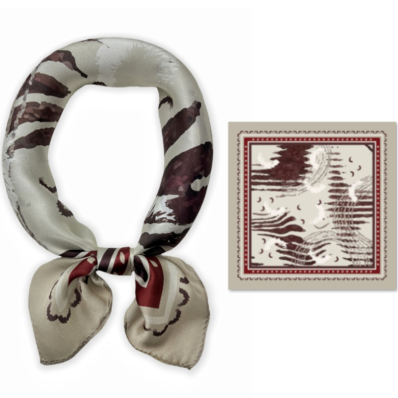 Šal od svile Mulberry Snow — jesen, izdanje proljeće 2025, prilagodljiv