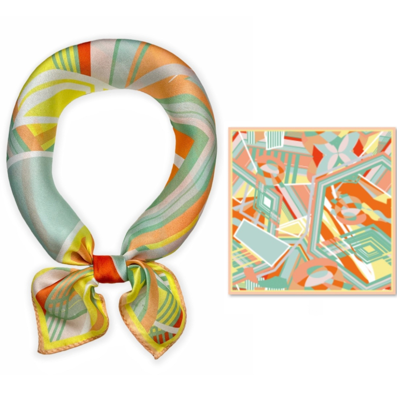 Šal od svile Mulberry Snow — jesen, izdanje proljeće 2025, prilagodljiv