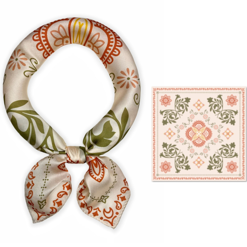 Šal od svile Mulberry Snow — jesen, izdanje proljeće 2025, prilagodljiv