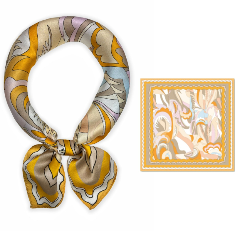 Šal od svile Mulberry Snow — jesen, izdanje proljeće 2025, prilagodljiv