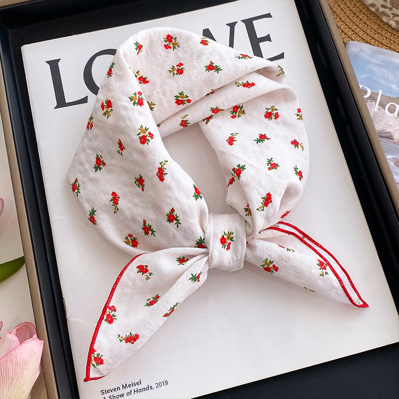 Детски памучно‑ленени ленти за глава и шалчета, унисекс, плътна тъкан, есен