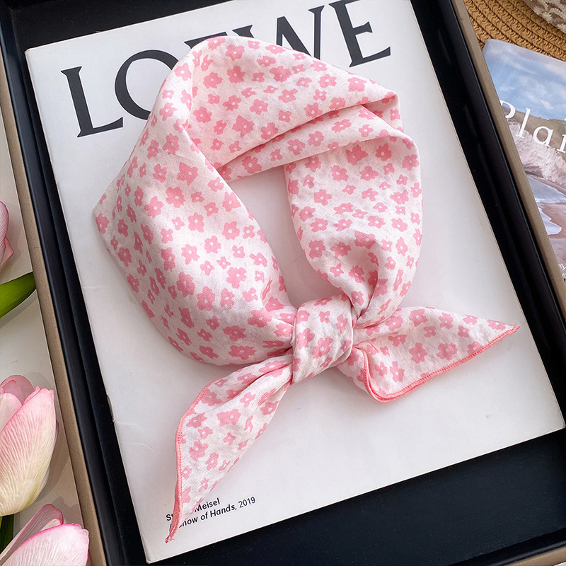 Детски памучно‑ленени ленти за глава и шалчета, унисекс, плътна тъкан, есен