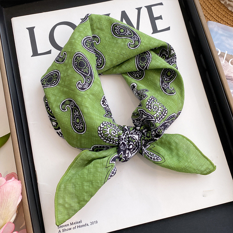 Детски памучно‑ленени ленти за глава и шалчета, унисекс, плътна тъкан, есен