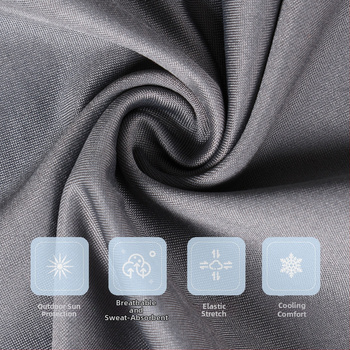 WB dviratininko kaukė – Spandex/Lycra audinys, unisex, kvėpuojanti galvos apdaila lauke