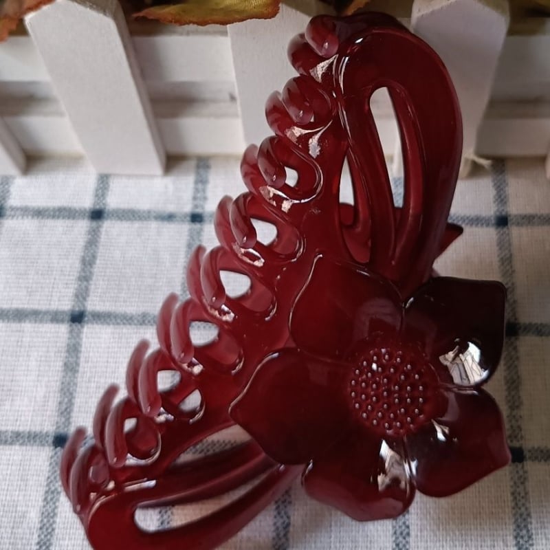 Klip za kosu od smole, cvjetni uzorak, japansko-korejski stil, za djecu, proljeće 2025