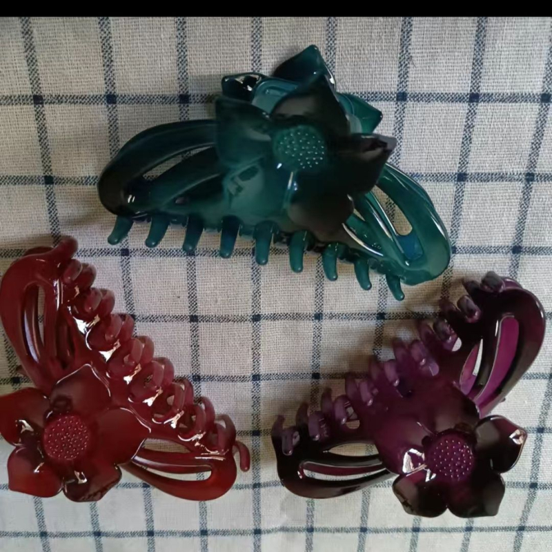 Klip za kosu od smole, cvjetni uzorak, japansko-korejski stil, za djecu, proljeće 2025