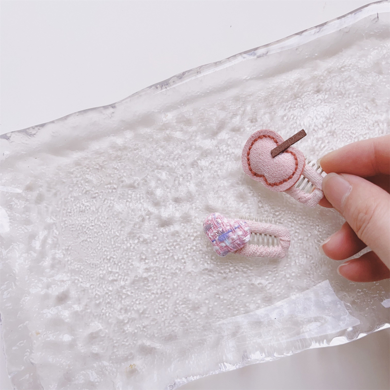 Dječje metalne ukosnice za kosu s cvjetnim motivom, karikaturalni stil, dodatak za kosu