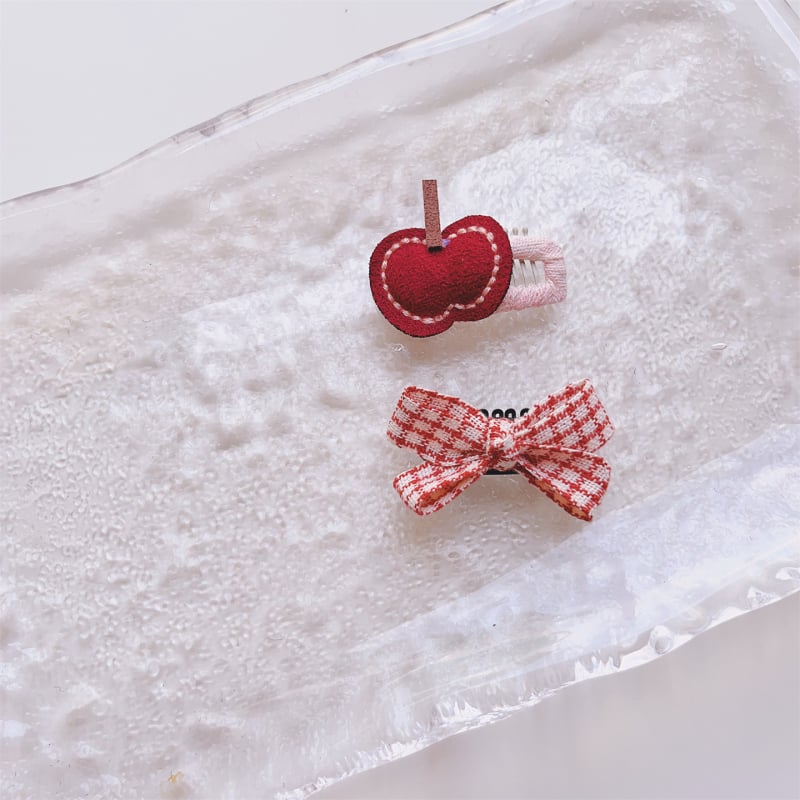 Dječje metalne ukosnice za kosu s cvjetnim motivom, karikaturalni stil, dodatak za kosu