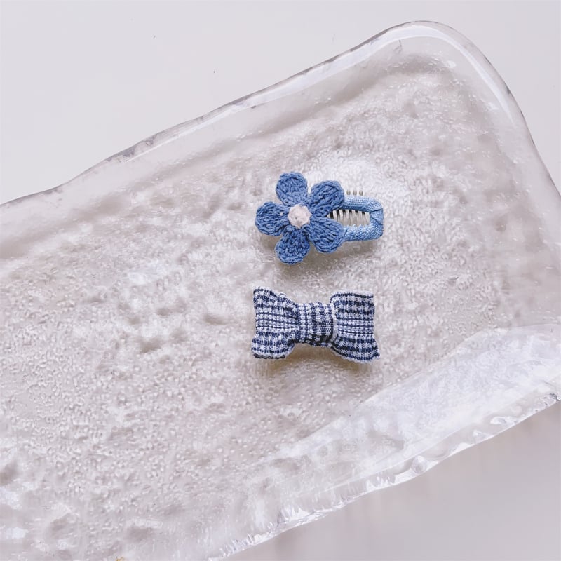 Dječje metalne ukosnice za kosu s cvjetnim motivom, karikaturalni stil, dodatak za kosu