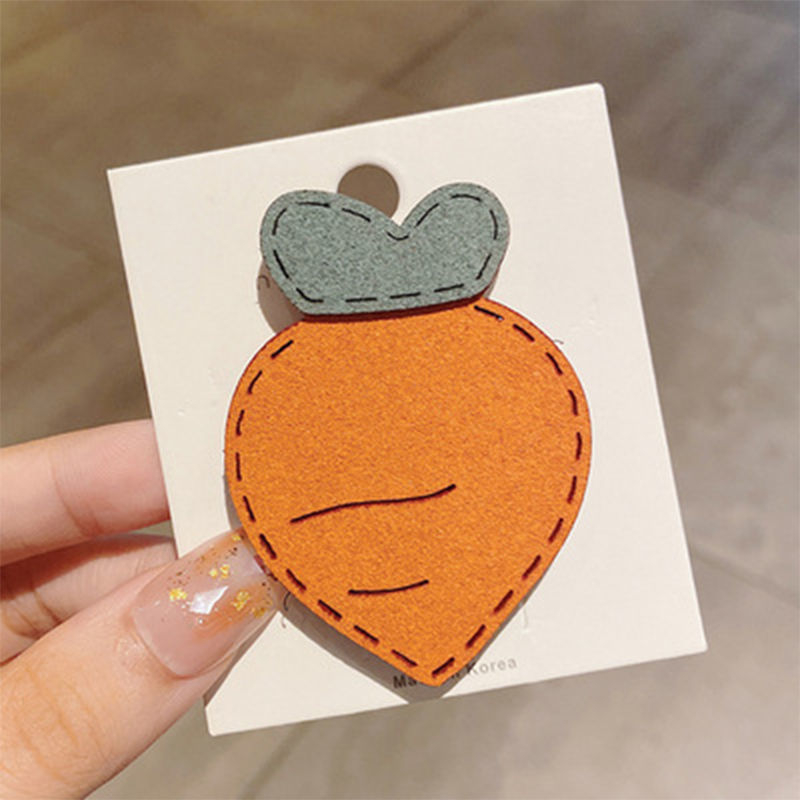 Gyerekeknek készült hajkiegészítő, textíliás Tie-Dye minta, ragasztó hajcsatt, gyümölcs motívumú oldalsó klipsz, virágos design, 0–3 éveseknek