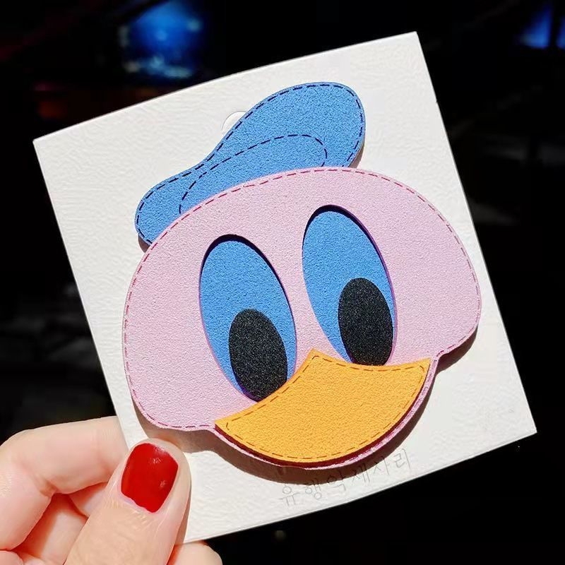 Gyerekeknek készült hajkiegészítő, textíliás Tie-Dye minta, ragasztó hajcsatt, gyümölcs motívumú oldalsó klipsz, virágos design, 0–3 éveseknek