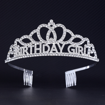 Menyasszonyi korona fejfedő, vintage stílus, ötvözet anyag, korona forma, kézi készítés; kód HG-066