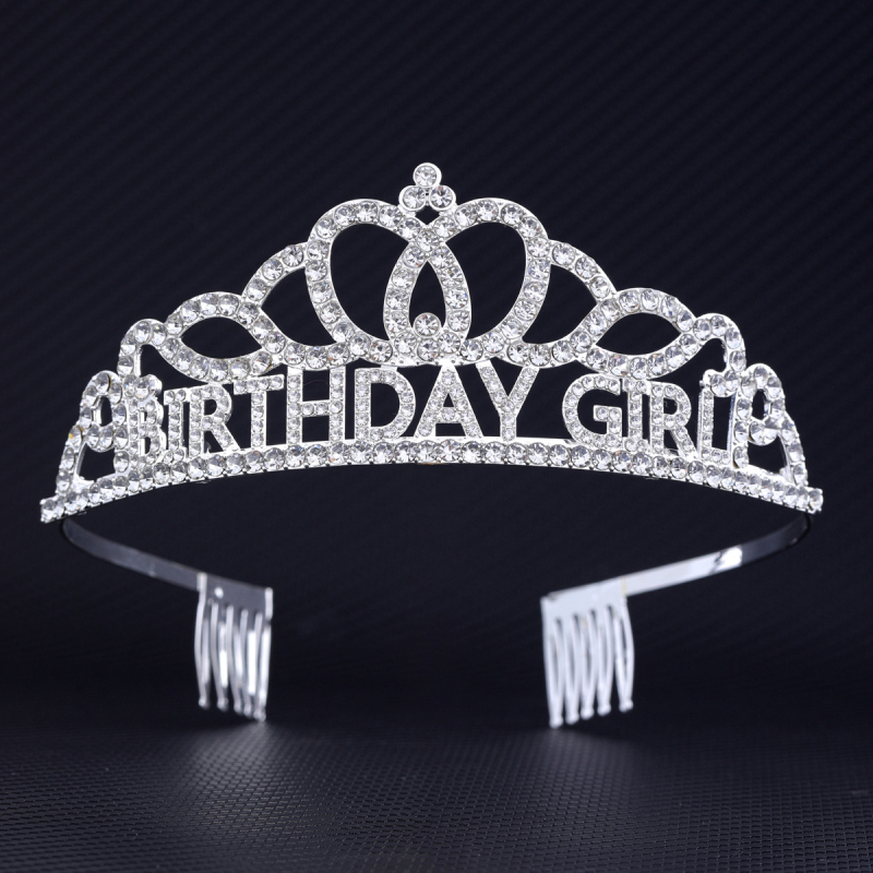 Menyasszonyi korona fejfedő, vintage stílus, ötvözet anyag, korona forma, kézi készítés; kód HG-066