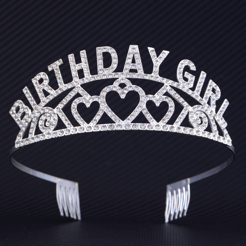 Menyasszonyi korona fejfedő, vintage stílus, ötvözet anyag, korona forma, kézi készítés; kód HG-066