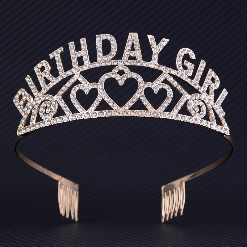 Menyasszonyi korona fejfedő, vintage stílus, ötvözet anyag, korona forma, kézi készítés; kód HG-066