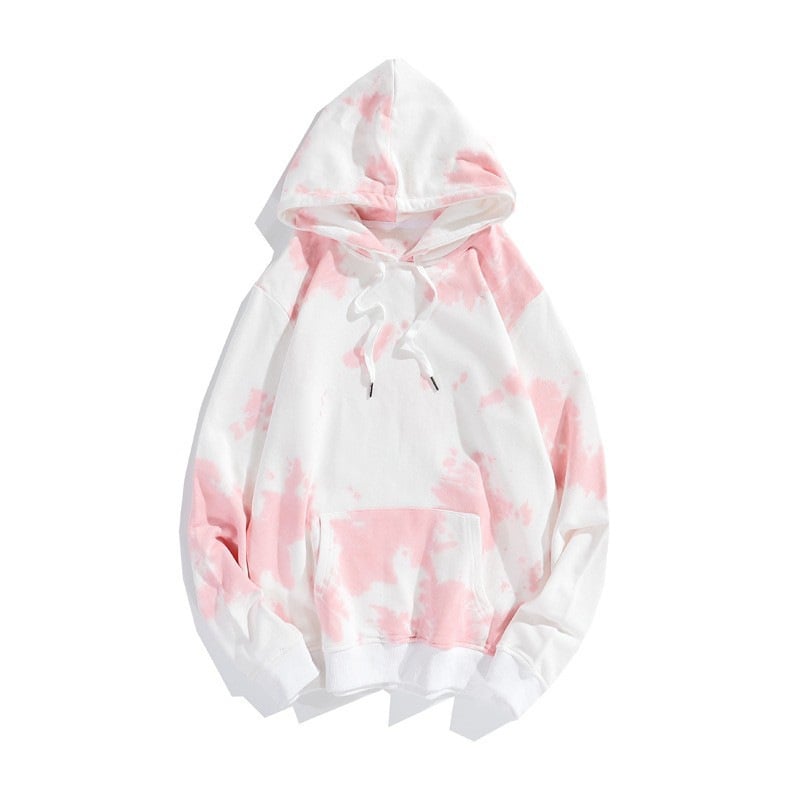 Eiropas un amerikāņu stila Hip Hoo Street gradienta ziemas kapučjakas krekls vīriešiem un sievietēm, pāru komplekts, rozā - Pasūtiet tūlīt