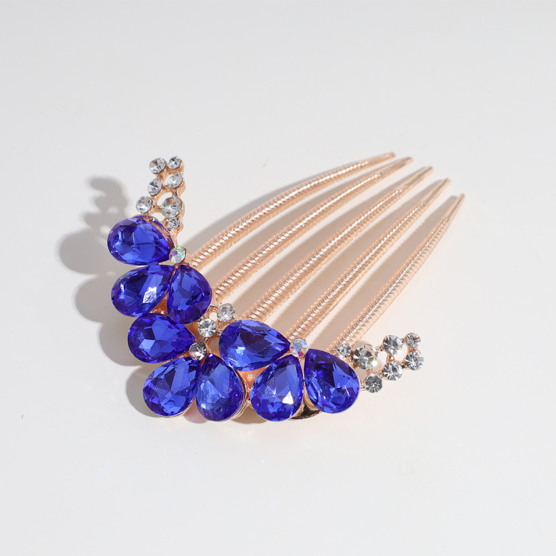 Аксесоар за прическа за ханфу с перли и кристали, сплав (Материал: сплав; Стил: древен; Форма: геометрична; Категория: глава; Година/сезон: есен 2025)