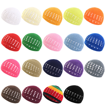 Дамска памучна шапка, ръчно плетена, модерен офис стил, персонализирана поръчка - GATHERTOP