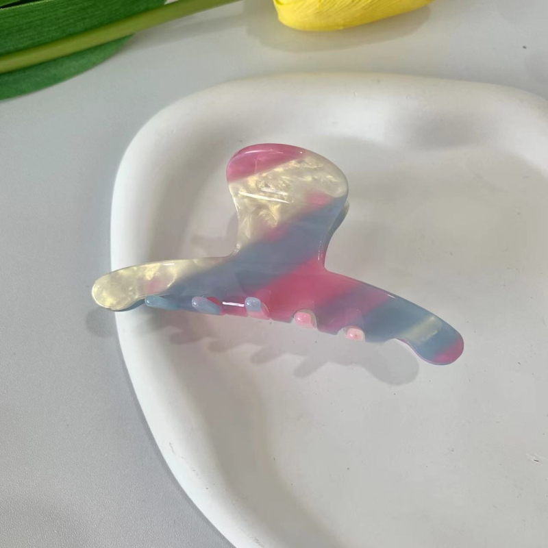 Gripper ušnica za kosu, korejskog stila zlatna oznaka, acetatni dodatak, ručna izrada, retro vintage