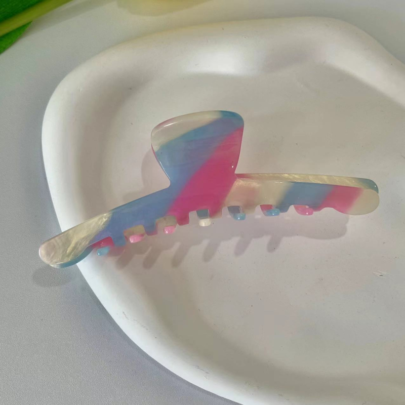 Gripper ušnica za kosu, korejskog stila zlatna oznaka, acetatni dodatak, ručna izrada, retro vintage