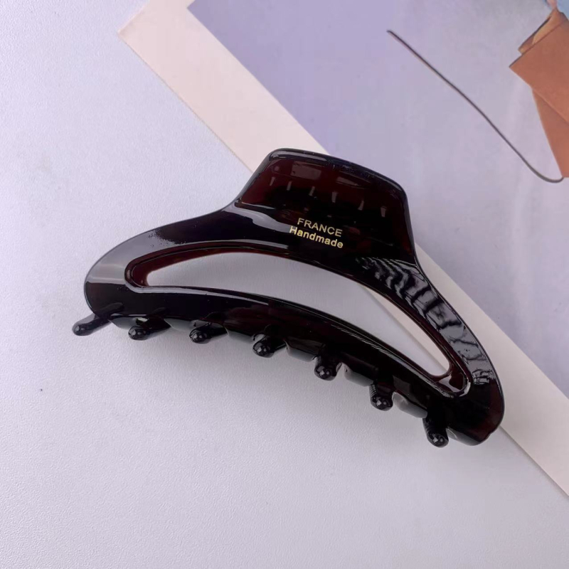 Gripper ušnica za kosu, korejskog stila zlatna oznaka, acetatni dodatak, ručna izrada, retro vintage