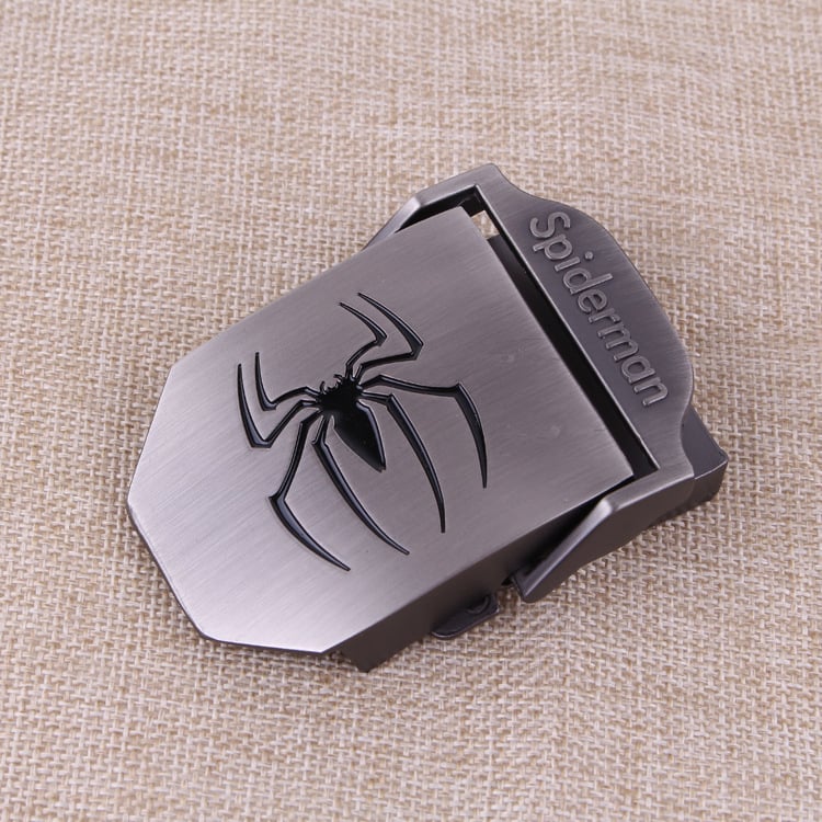 Катарама за колан от платно, гладка цинкова сплав, правоъгълна форма, закопчаване с щракване, дизайн с букви