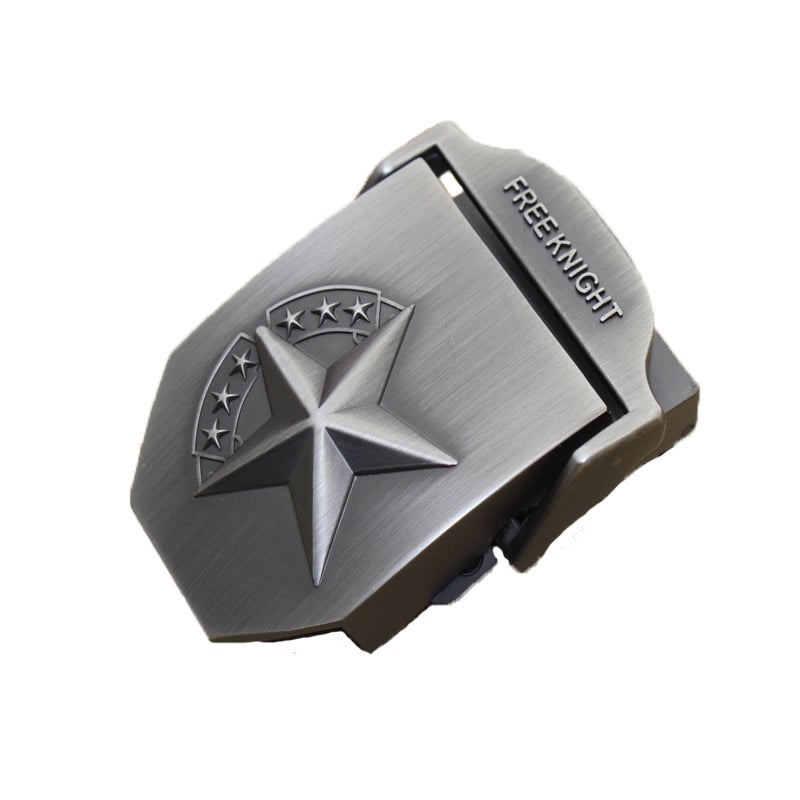 Катарама за колан от платно, гладка цинкова сплав, правоъгълна форма, закопчаване с щракване, дизайн с букви