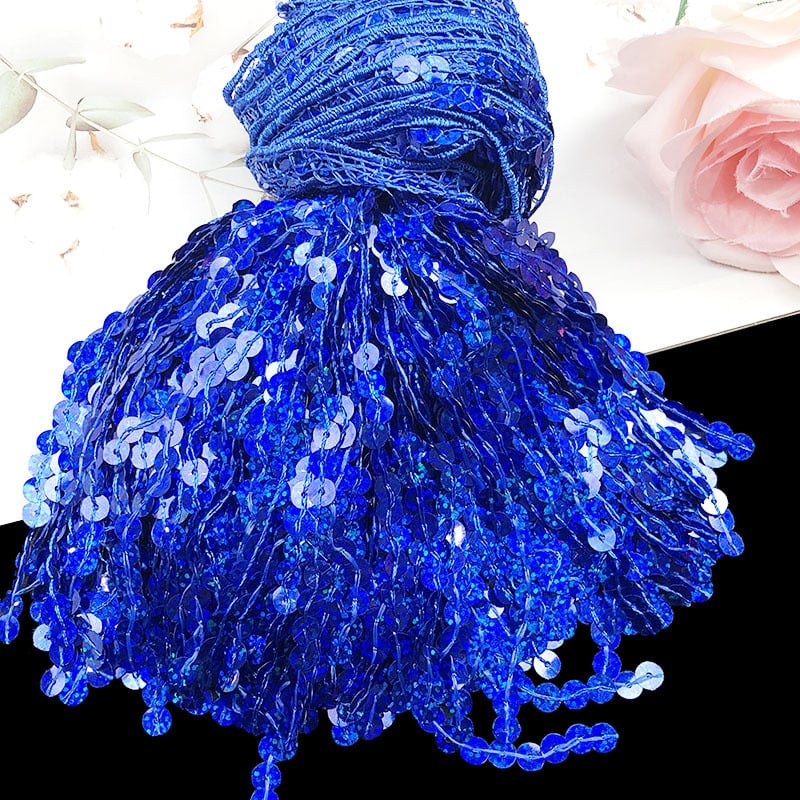 Ζώνη μέσης χορού με δαντέλα και φούντες με στρας, μήκος 15 εκ (Υλικό: Ρέιόν; Εφαρμογή: Αξεσουάρ)