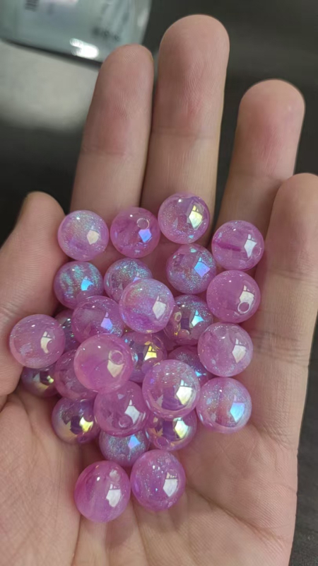 Mermaid 16 mm okrugle perle za DIY nakit – perle s rupom, 20–50 komada, 6 mm perle za narukvicu