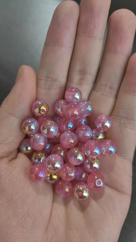 Mermaid 16 mm okrugle perle za DIY nakit – perle s rupom, 20–50 komada, 6 mm perle za narukvicu