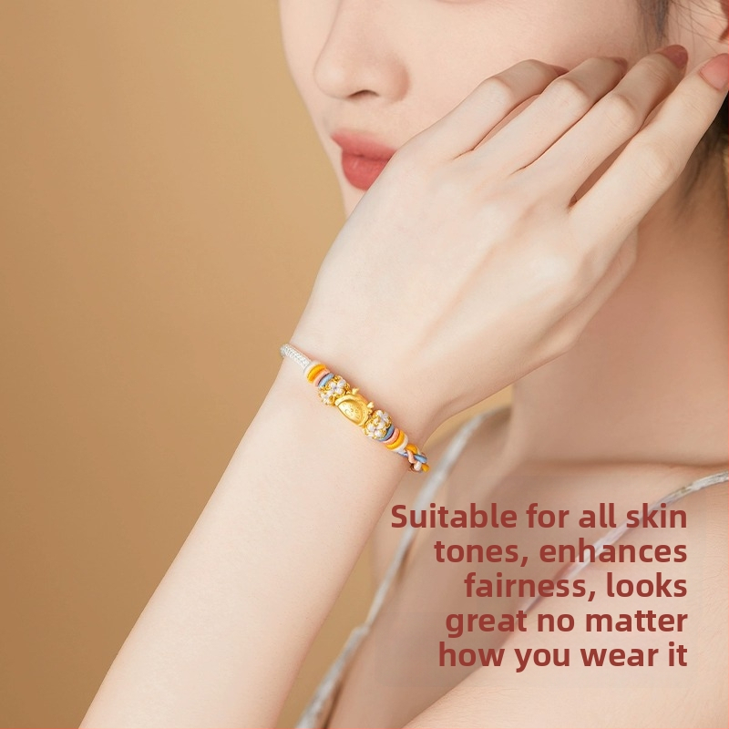 DIY pletāma rokassprādze no auklas - roku adīta, etniska unisex stilā