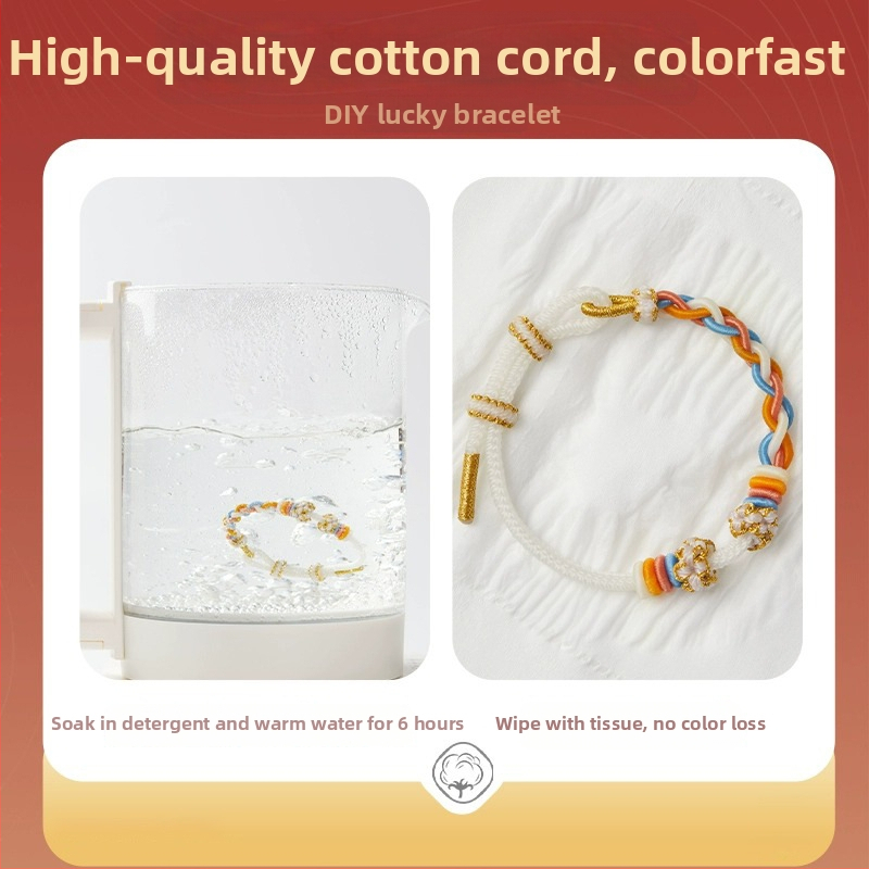 DIY pletāma rokassprādze no auklas - roku adīta, etniska unisex stilā