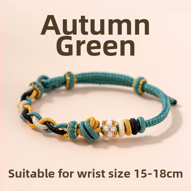 DIY pletāma rokassprādze no auklas - roku adīta, etniska unisex stilā