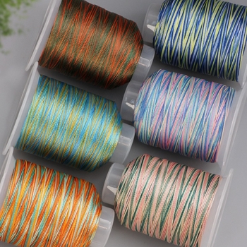 Nailono gradientinė virvė DIY – drakono skiautė raštas, 12/18/15 siūlai