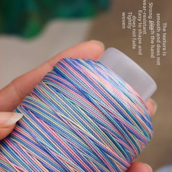 Nailono gradientinė virvė DIY – drakono skiautė raštas, 12/18/15 siūlai