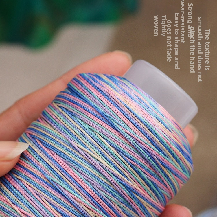 Nylonový gradientný šnúra pre DIY – vzor drakových šupín, 12/18/15 vlákien