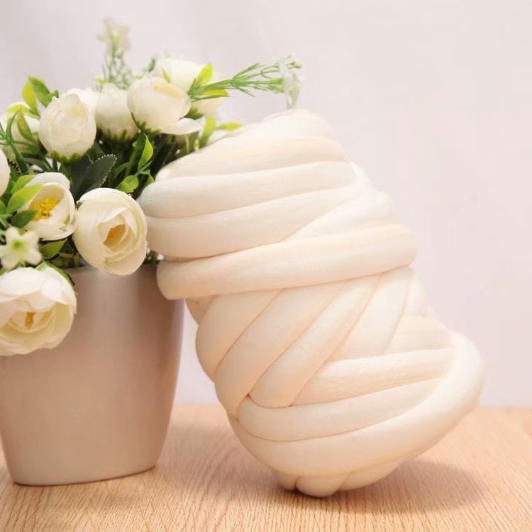 Kézzel kötött pamut takaró kisállatoknak, töltött középponttal, 7S fonalat, egy szál, durva kötés, fonal Forma: Tuan Line, Yinuo márka