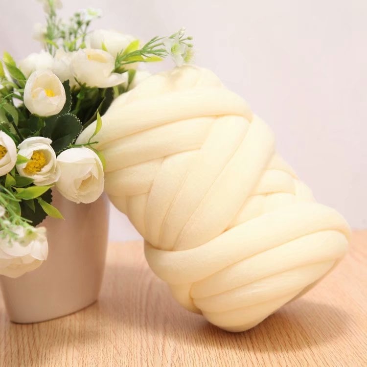 Kézzel kötött pamut takaró kisállatoknak, töltött középponttal, 7S fonalat, egy szál, durva kötés, fonal Forma: Tuan Line, Yinuo márka