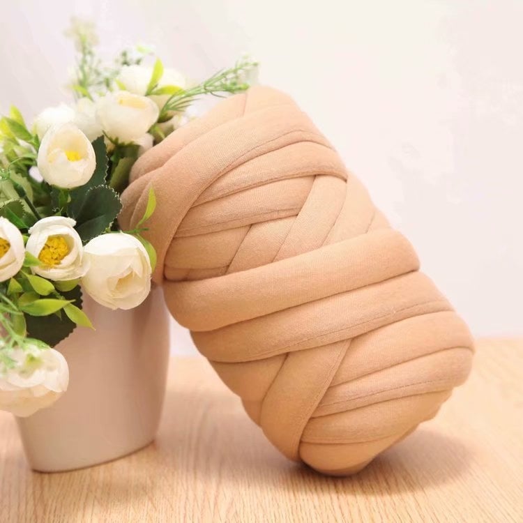 Kézzel kötött pamut takaró kisállatoknak, töltött középponttal, 7S fonalat, egy szál, durva kötés, fonal Forma: Tuan Line, Yinuo márka