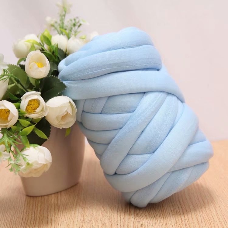 Kézzel kötött pamut takaró kisállatoknak, töltött középponttal, 7S fonalat, egy szál, durva kötés, fonal Forma: Tuan Line, Yinuo márka