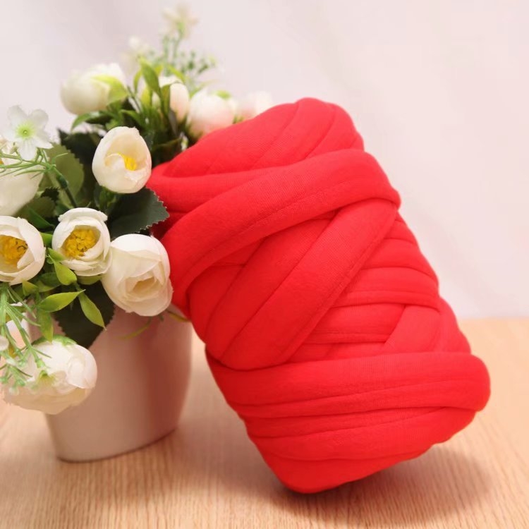 Kézzel kötött pamut takaró kisállatoknak, töltött középponttal, 7S fonalat, egy szál, durva kötés, fonal Forma: Tuan Line, Yinuo márka