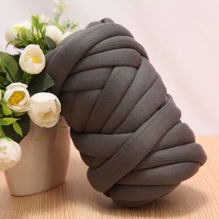 Kézzel kötött pamut takaró kisállatoknak, töltött középponttal, 7S fonalat, egy szál, durva kötés, fonal Forma: Tuan Line, Yinuo márka