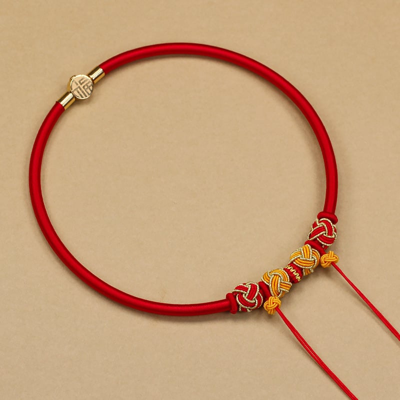 Bērnu kaklarota ar ilgas dzīves amuletu, aukla, U forma, O ķēde, 31–40 cm