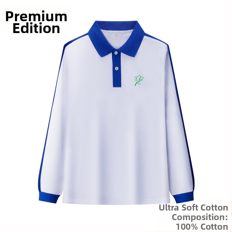 Vaikų mokyklos komplektas – trumpų rankovių palaidinė + kelnes, puloverio užsegimas, medvilnė 50–70%, megztas audinys, unisex, 3–8 metų