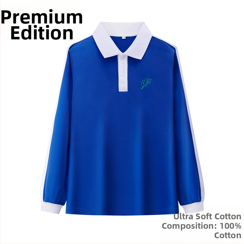 Vaikų mokyklos komplektas – trumpų rankovių palaidinė + kelnes, puloverio užsegimas, medvilnė 50–70%, megztas audinys, unisex, 3–8 metų