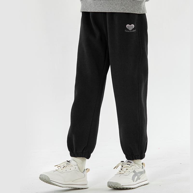 Mergaitėms kasdieninės sportinės kelnės iš nailono su fliso pamušalu, 87,9% nailonas, elastinga juosta, skirta 3–8 metų vaikams, pavasaris ir ruduo