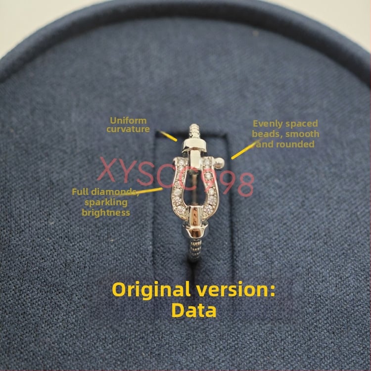 Unisex žiedas su kanopos formos deimantais, 925 sidabras, 18K auksavimo danga, preciziška gamyba